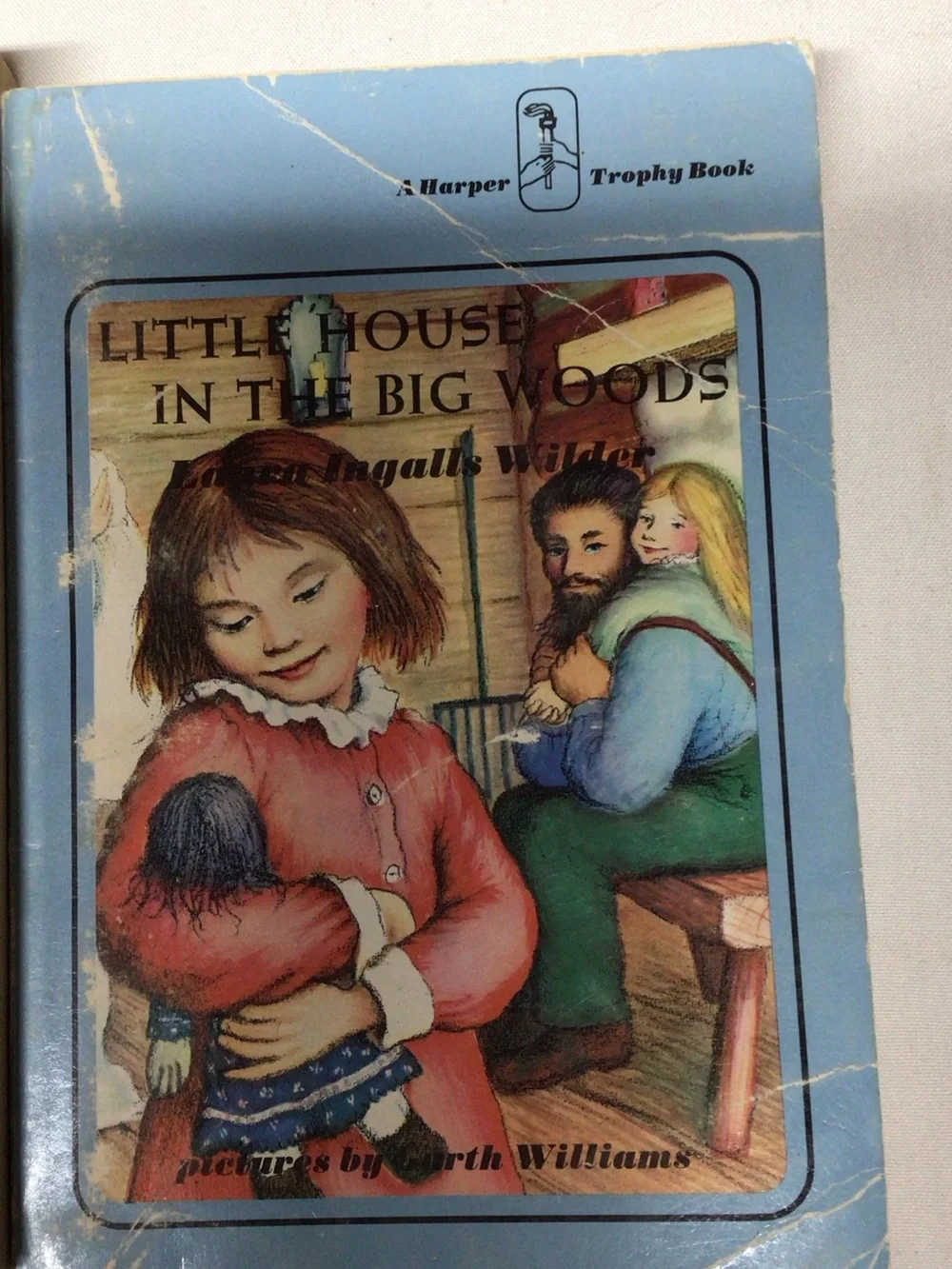 The Long Winter by Laura Ingalls Wilder - Blue Cover Coffee Table Book